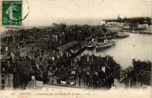 CPA DIEPPE-Panorama pris de l'Église St-Jacques (347166)