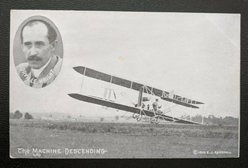 Unused Vintage Orville Wright the Machine Staircase Real Picture Postcard RPPC-