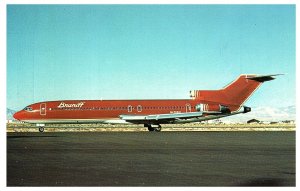 Braniff International Boeing 727-227 at Las Vegas 1981 Airplane Postcard