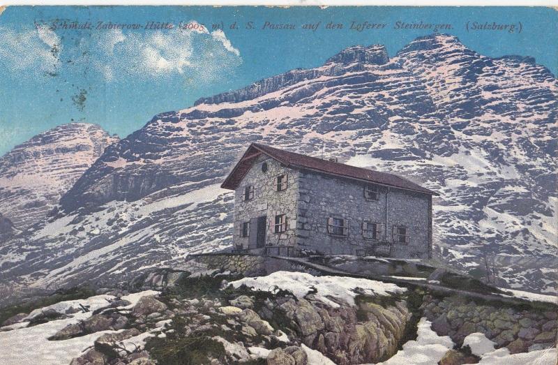 B79549 salzburg schmudt zabieros hutte  austria front/back image