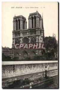 Postcard Old Paris Church of Our Lady