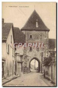 Old Postcard Turckheim Brand Gate