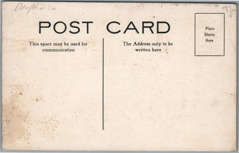 HARRISBURG PA LINEN STORE ANTIQUE POSTCARD