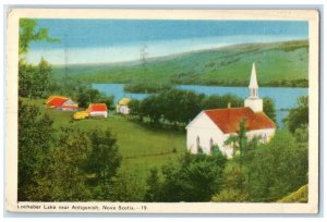 1954 Lochaber Lake Near Antigonish Nova Scotia Canada Vintage Postcard