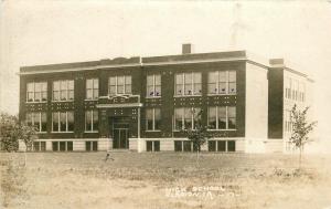 CLARION IOWA 1940s High School RPPC real photo postcard 4367