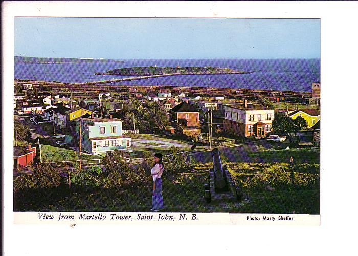 View from Martello Tower, Saint John, New Brunswick,