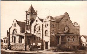 WATSONVILLE, California  CA    CHRISTIAN CHURCH    1916    Albertype   Postcard