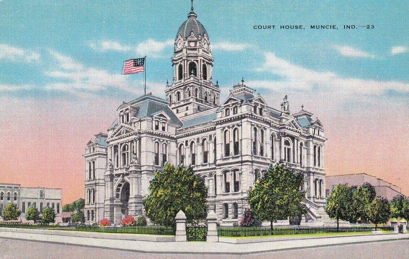 MUNCIE, Indiana, 1930-1940s; Court House