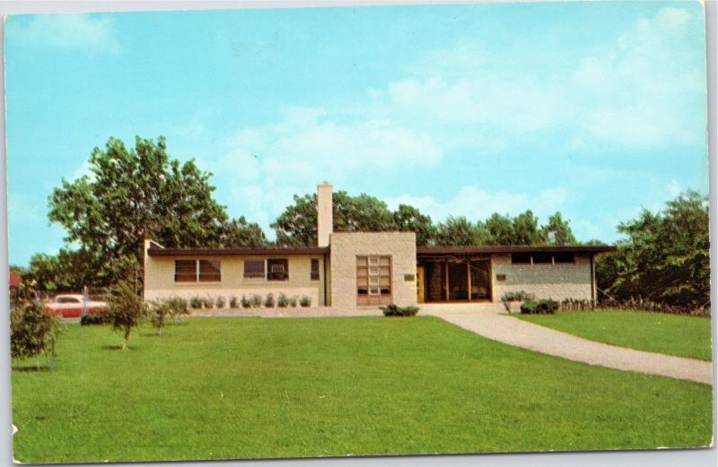 American Rose Society Headquarters, Columbus Ohio postcard