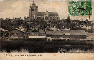 CPA Dole Le Canal et la Cathedrale (1265181)