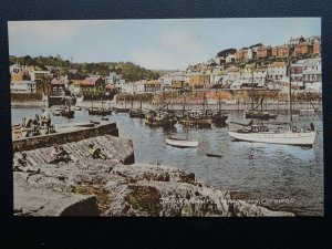 Cornwall MEGAGISSEY The Harbour & Quay - Old Postcard by M&L National Series
