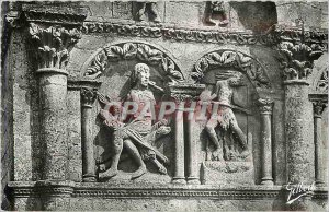 Old Postcard Angouleme Cathedrale St Pierre, facade Details The Punishment of...