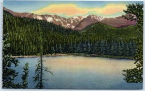 Postcard - Mt. Evans And Range From Echo Lake, Denver Mountain Parks - Colorado