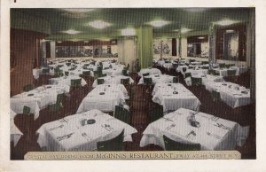 Postcard Crystal Bay Dining Room McGinnis Restaurant NY