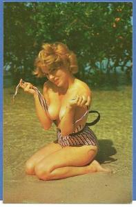 Semi Nude Risque Southern Exposure Postcard