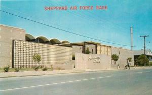 Airmen Club Sheppard Air Force Base 1950s Postcard Texas Baxter 5816