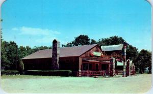 ARDMORE, OK Oklahoma   LONGHORN TRADING POST Coke  c1950s    Roadside   Postcard