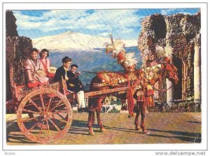 Sicilian Cart, Taormina (Sicilia), Italy, PU-1972