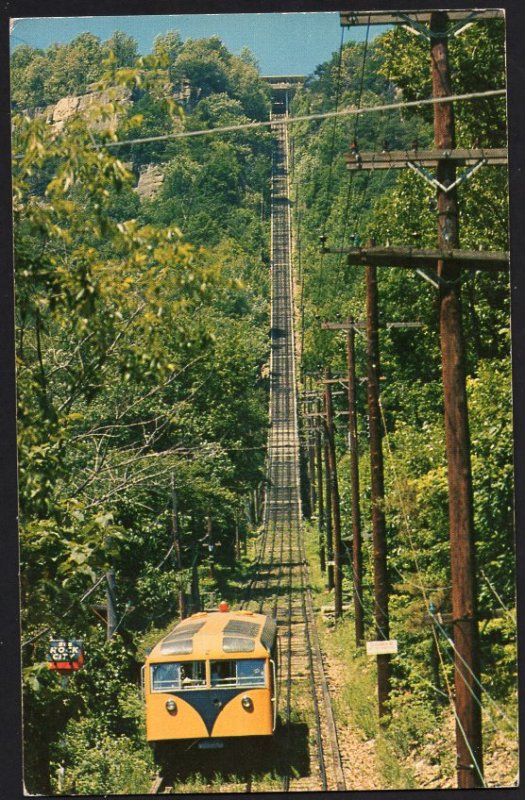 Tennessee CHATTANOOGA The Cable Incline Up Lookout Mountain - pm1956 - Chrome