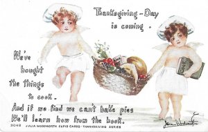 Thanksgiving Day is Coming  Julia Woodworth Cupid Card