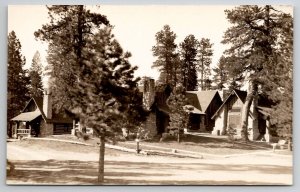 Bryce Canyon National Park Utah RPPC Deluxe Cabins Union Pacific Postcard I22