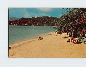 Postcard Grande Anse Beach, Morne Rouge, Grenada