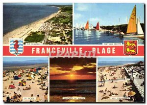 Modern Postcard Franceville Plage