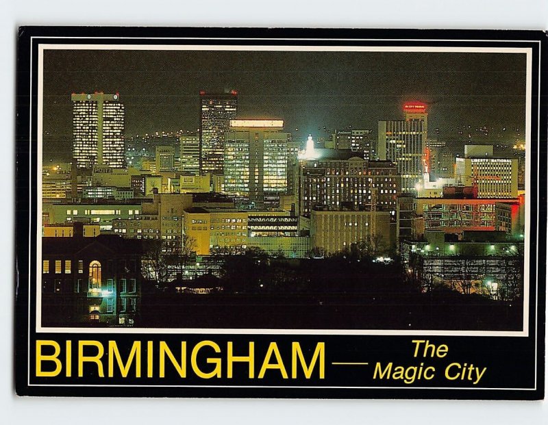 Postcard The Magic City, Birmingham, Alabama