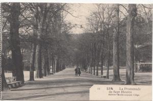 BF19322 la promenade de sept heures  spa belgium front/back image