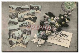 Old Postcard Lyon Remembrance