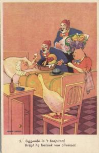 Clown Goose Pig Boar, Hospital Fruit Flowers (1940s) I