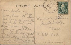 Proctorsville VT Woolen Mill c1910 Postcard