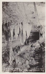 Kentucky Mammoth Cave Great Onyx Cave The Virgin Mary Real Photo