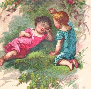 1880s Victorian Trade Cards Adorable Children Lot Of 3 #6N