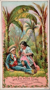 Vintage Ayer's Ague Cure Advertising Trade Card PB23