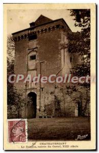 Postcard Chateaubriant Old Dungeon entrance of Castel XIII