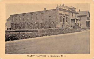 NORTHVALE NEW JERSEY~(SHIRT) WAIST FACTORY~S K SIMON PUBL POSTCARD