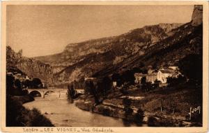 CPA Les VIGNES - Vue générale - Gorges du Tarn (638238)