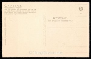 Capitol - Williamsburg, Virginia