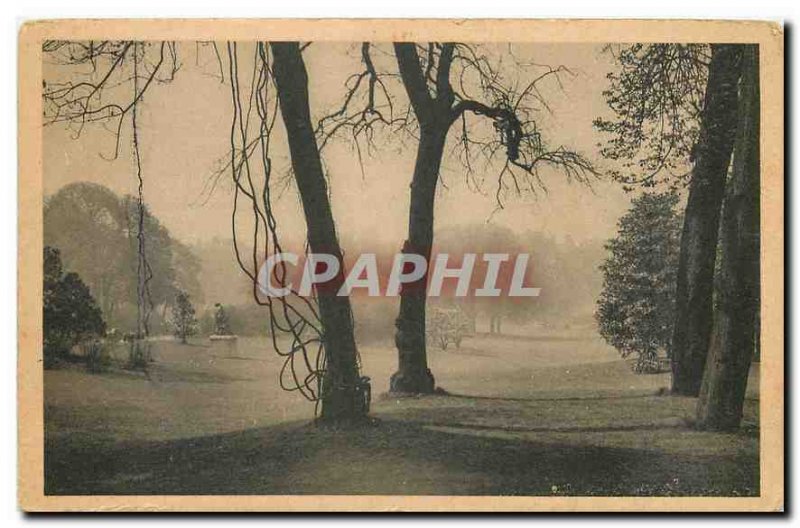 CARTE Postale Paris Former A corner of Parc Monceau