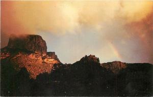 Big Bend Highlands Texas~Cloud Effects~Case Gerande Rainbow 1950s Postcard