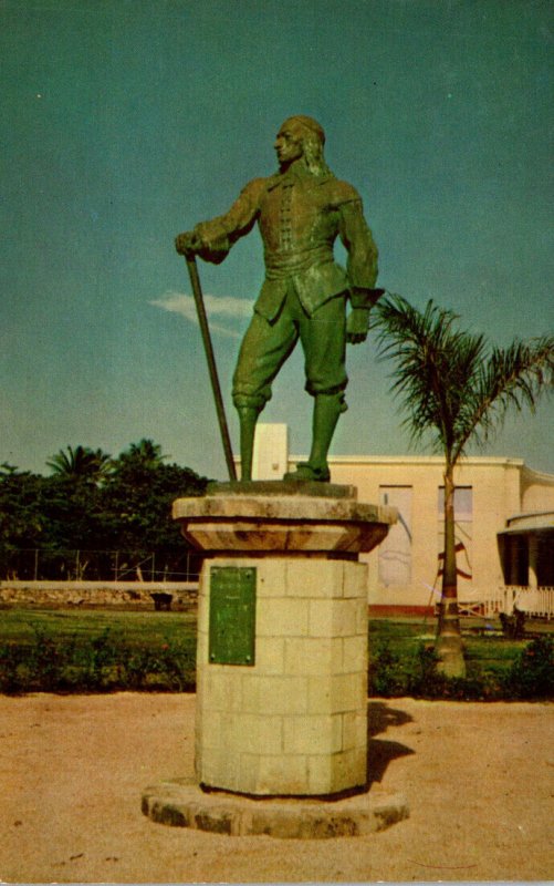 Curacao Statue Of Former Governor Of New York Peter Stuyvesant On Stuyvesant ...