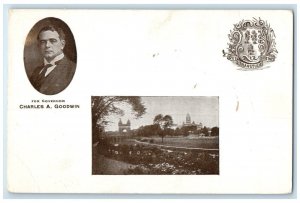 c1910's Charles A. Goodwin Political Advertising Connecticut CT Antique Postcard