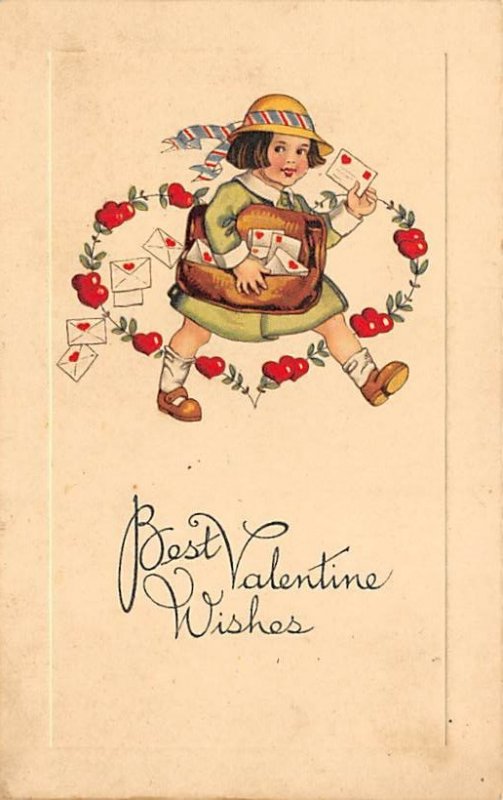 John Winsch Publishing Valentines Day Writing on back 