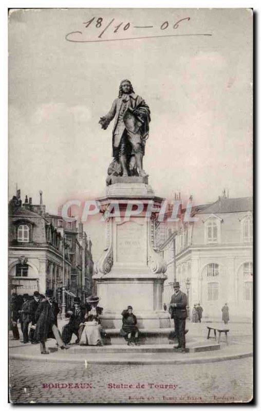 Bordeaux - Statue de Tourny - Old Postcard