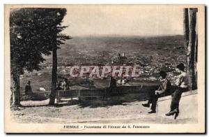 Italia - Italy - Italy - Fiesole - Panorama di Firenze - Old Postcard