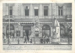 Hungary Budapest 1937 postcard restaurant Bandl 