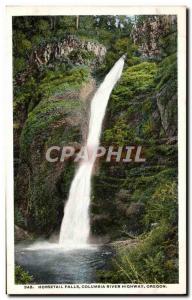 Old Postcard Horsetail Falls Columbia River Highway Oregon