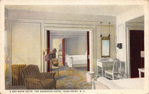 J92/ High Point North Carolina Postcard c1910 Interior Sheraton Hotel 369