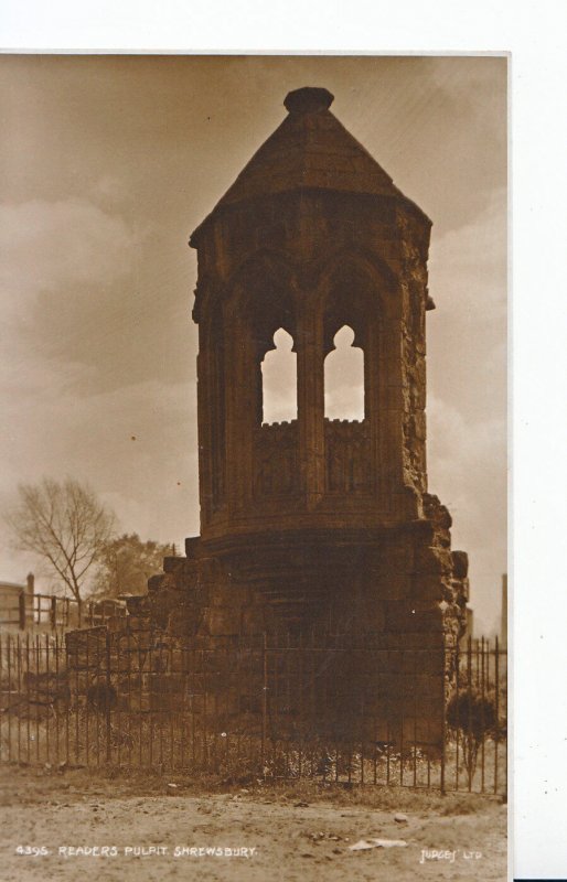 Shropshire Postcard - Readers Pulpit - Shrewsbury     SL768